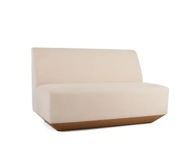 Panca modulare in tessuto con schienale PASHA 5A Design
