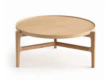 Tavolino basso rotondo in MDF ALYASA AMPM