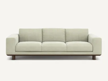Divano lineare in velluto stonewashed CEREA AMPM
