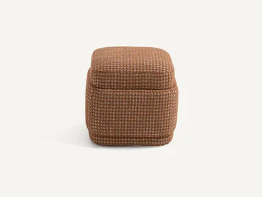 Pouf quadrato in tessuto CLEOPHEE AMPM