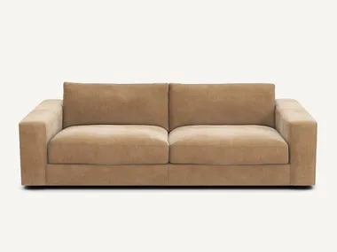 Divano in velluto stonewashed SKANDER AMPM