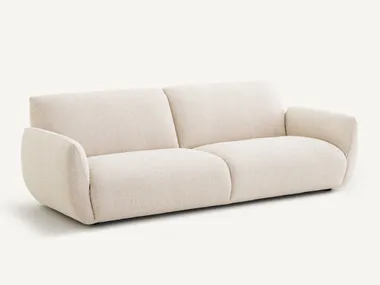 Divano lineare in tessuto tweed SPOGANO AMPM