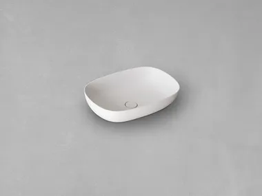 Lavabo rettangolare in Mineralmarmo® LAGO ARTEBA