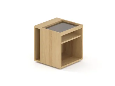 Tavolino girevole in legno massello MAPP Air Division