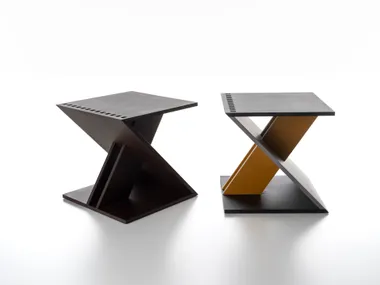 Sgabello basso in Valchromat® ZETA STOOL Alias