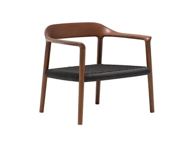 Poltroncina da giardino in iroko con braccioli LICEO OUTDOOR BU1562 Andreu World