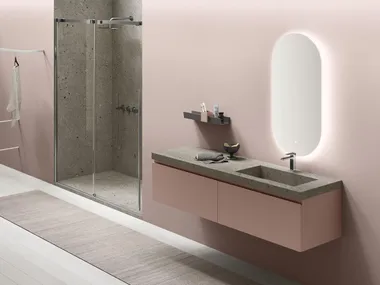 Sistema bagno componibile SLASH - COMPOSIZIONE 03 Arcom