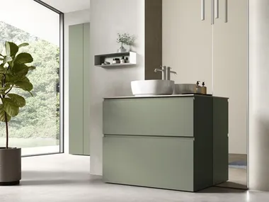 Sistema bagno componibile SLASH - COMPOSIZIONE 07 Arcom