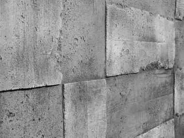 Rivestimento tridimensionale effetto cemento H-RECTA Artstone Panel Systems