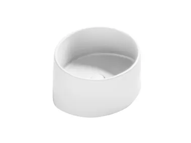 Lavabo da appoggio rotondo in ceramica VIS Axa