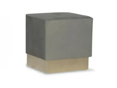 Pouf quadrato in pelle ANAIS Baxter