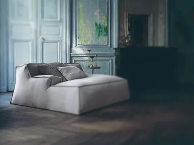 Dormeuse in pelle con braccioli DAMASCO Baxter