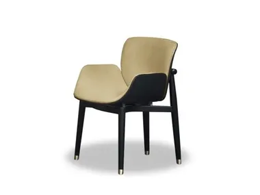 Sedia imbottita con braccioli JORGEN Baxter
