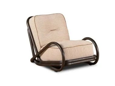 Poltrona da giardino in rattan con braccioli MAYA Baxter