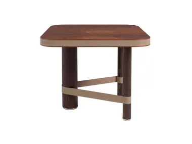 Tavolino quadrato in legno RUBAN Biobject