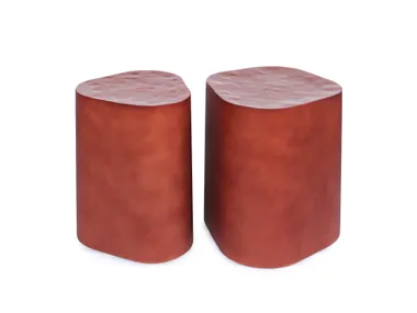 Set di 2 tavolini in acciaio smaltato JASLEEN Bizzotto