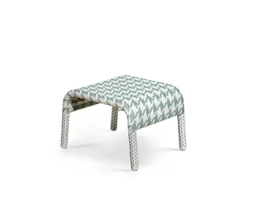 Poggiapiedi da giardino / pouf da giardino TARTAN Braid