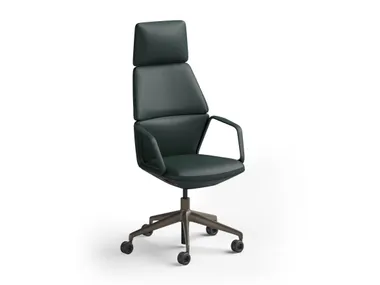 Poltrona ufficio direzionale girevole in pelle RAY EXECUTIVE Brunner