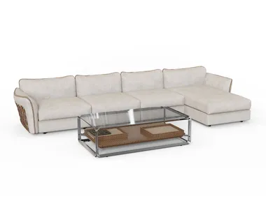 Divano modulare con penisola LS2301 CONCISE HOME