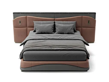 Letto matrimoniale con illuminazione integrata CLORI Capital Collection