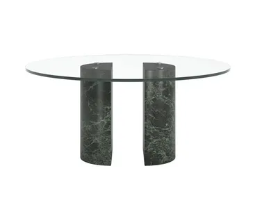 Tavolo ovale in vetro DOLMEN GLASS Cappellini
