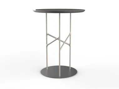 Tavolo rotondo alto in metallo e Fenix® ALEXANDER BT Casamania & Horm