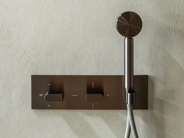 Set doccia da incasso in acciaio inox con flessibile di alimentazione SIXTY 40 Ceadesign