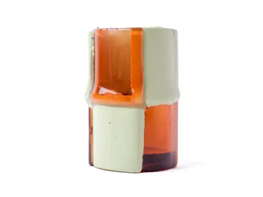 Vaso rotondo in resina BAMBOO S Corsi Design