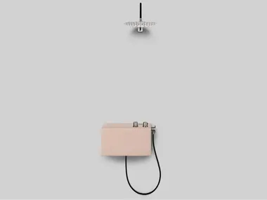 Set doccia in acciaio inox con soffione e doccetta ALYSSIA TONDO Cropelli