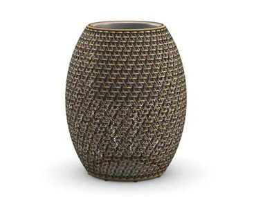 Vaso da giardino rotondo in fibra sintetica DALA DEDON