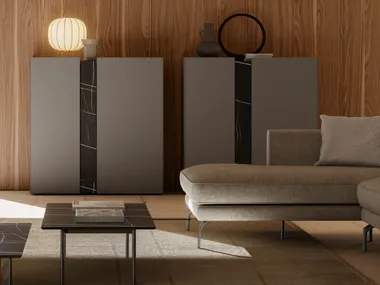 Credenza in legno con ante battenti DA45 Dall'Agnese