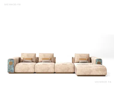Divano modulare in pelle HESTIA'S ODE Dash Casa