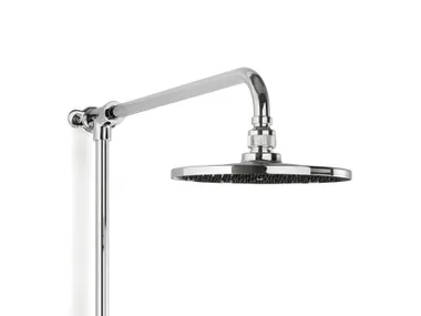 Soffione doccia rotondo con sistema anticalcare con tubo esterno SIGNATURE Devon&Devon
