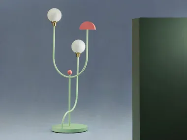 Lampada da terra a LED in metallo SPACE Dovain Studio