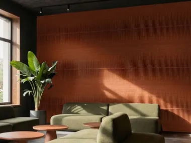 Rivestimento fonoassorbente in PET ECHOLOOM® ECHOJAZZ