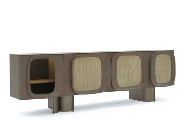 Madia in legno con illuminazione integrata VISION ENNE