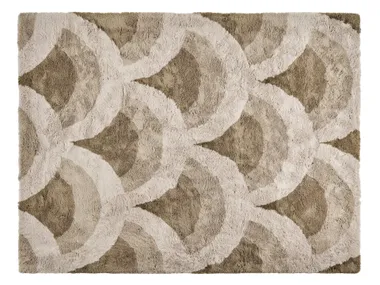 Tappeto rettangolare fatto a mano in mohair e bambù a motivi geometrici ARCHES ETRO Home Interiors