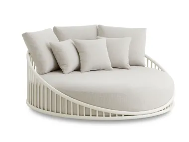 Letto da giardino rotondo in tessuto e alluminio  CASK OUTDOOR EXPORMIM