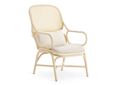 Poltrona in rattan con braccioli FRAMES EXPORMIM