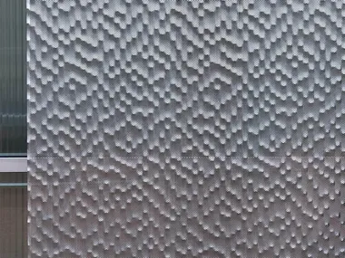 Pannello metallico tridimensionale di rivestimento BARK Emboss