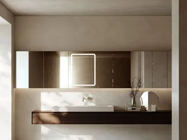 Specchio bagno con contenitore da parete RATIO FALPER