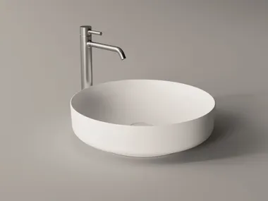 Lavabo da appoggio rotondo in ceramica FORM Alice Ceramica