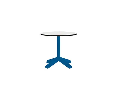 Tavolino rotondo con base a razze FLAMINGO FREZZA
