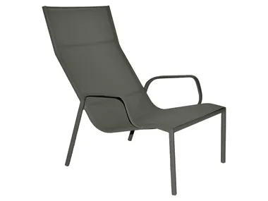 Sedia da giardino in Batyline® con schienale alto con braccioli CADIZ Fermob