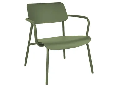 Poltroncina da giardino in alluminio con braccioli STUDIE Fermob