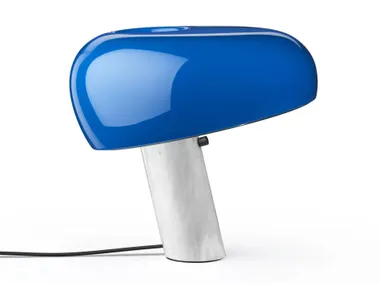 Lampada da tavolo a LED in metallo e marmo SNOOPY Flos