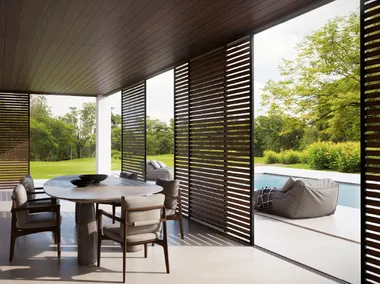 Frangisole scorrevole in alluminio SHADING ForMe Design
