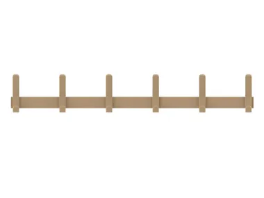 Appendiabiti da parete in alluminio e plastica JUST Functionals