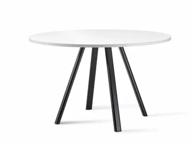 Tavolo rotondo in laminato o Compactop® SURFY 2027 ROUND GABER