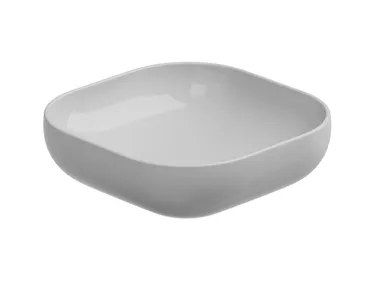 Lavabo da appoggio quadrato in ceramica EASY 45 GSG Ceramic Design